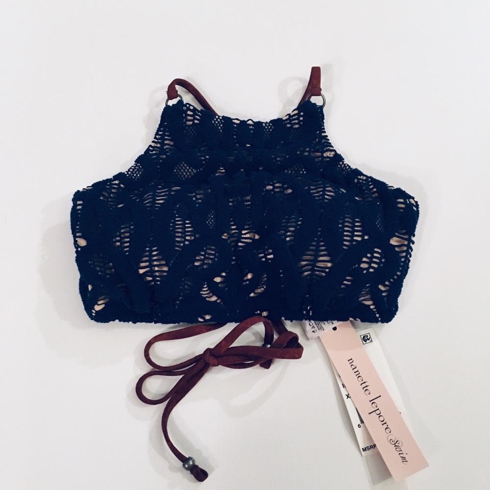 NWT Nanette Lenore Swim Top